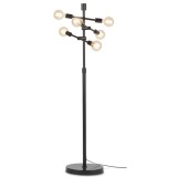 FLOOR LAMP BLACK IRON 6 BULBS    - FLOOR LAMPS